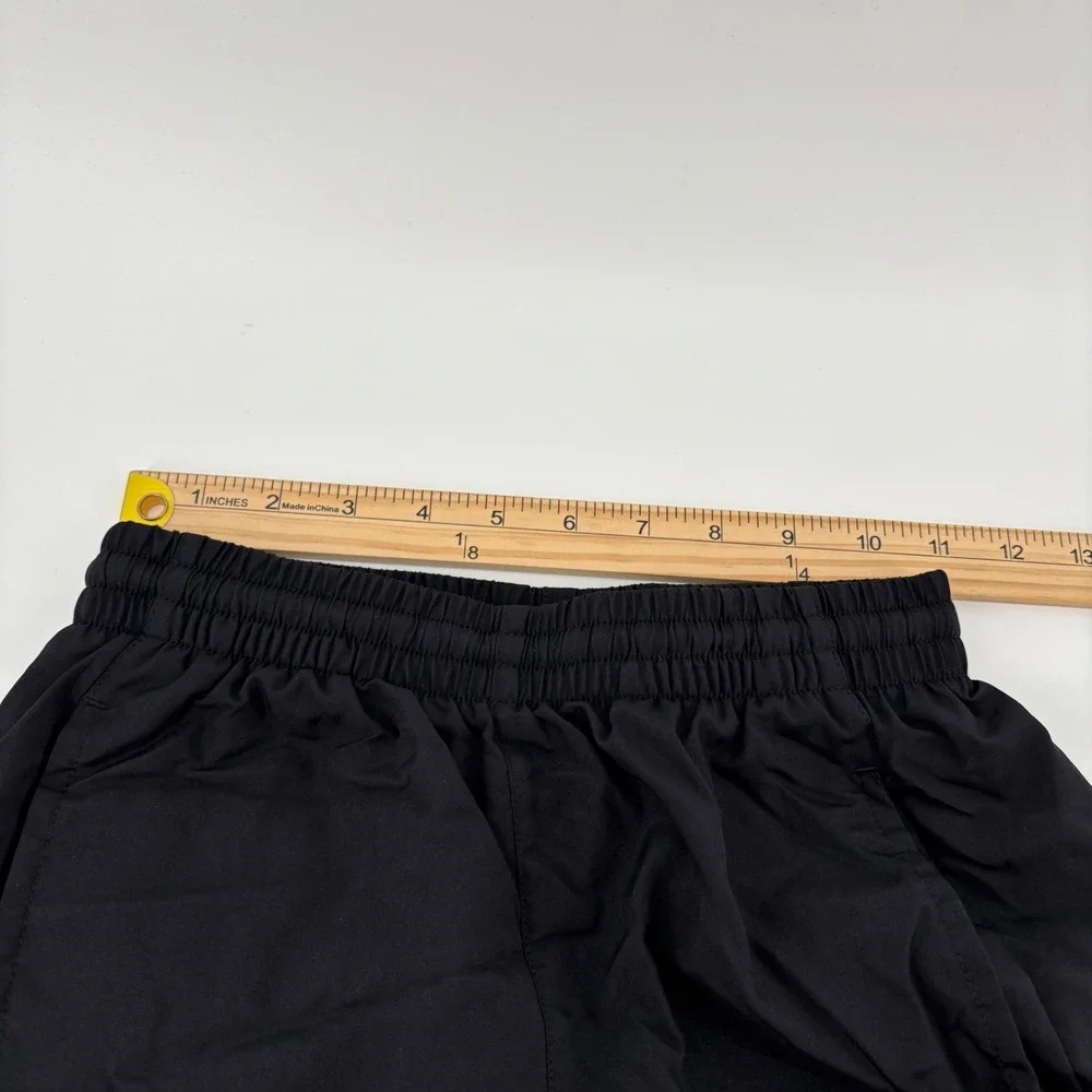 Nike Windbreaker Pants Kids Small Black Excellent Side Stripe Track Jogger Retro